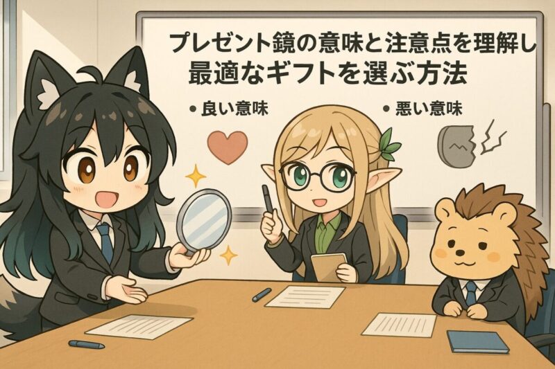 プレゼント鏡の意味と注意点を理解して最適なギフトを選ぶ方法