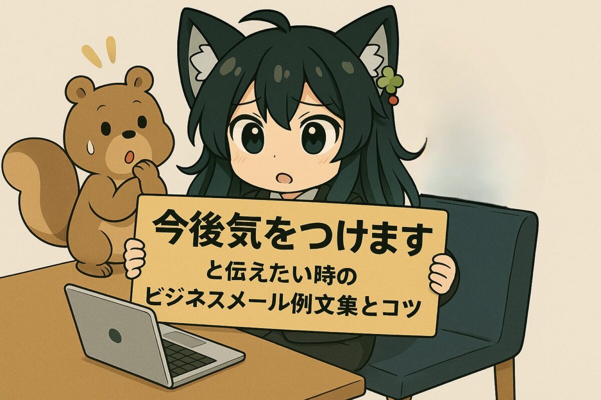 「今後気をつけます」と伝えたい時のビジネスメール例文集とコツ