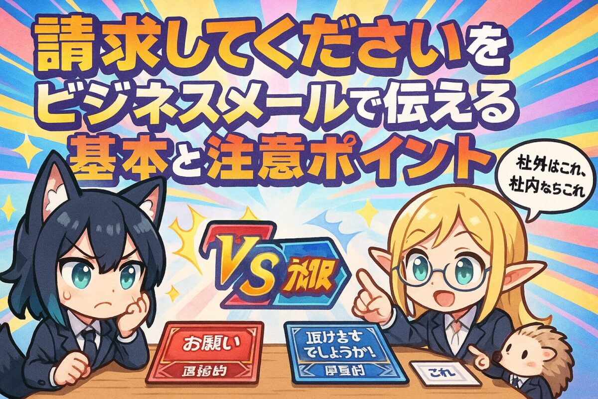 「請求してください」をビジネスメールで伝える基本と注意ポイント