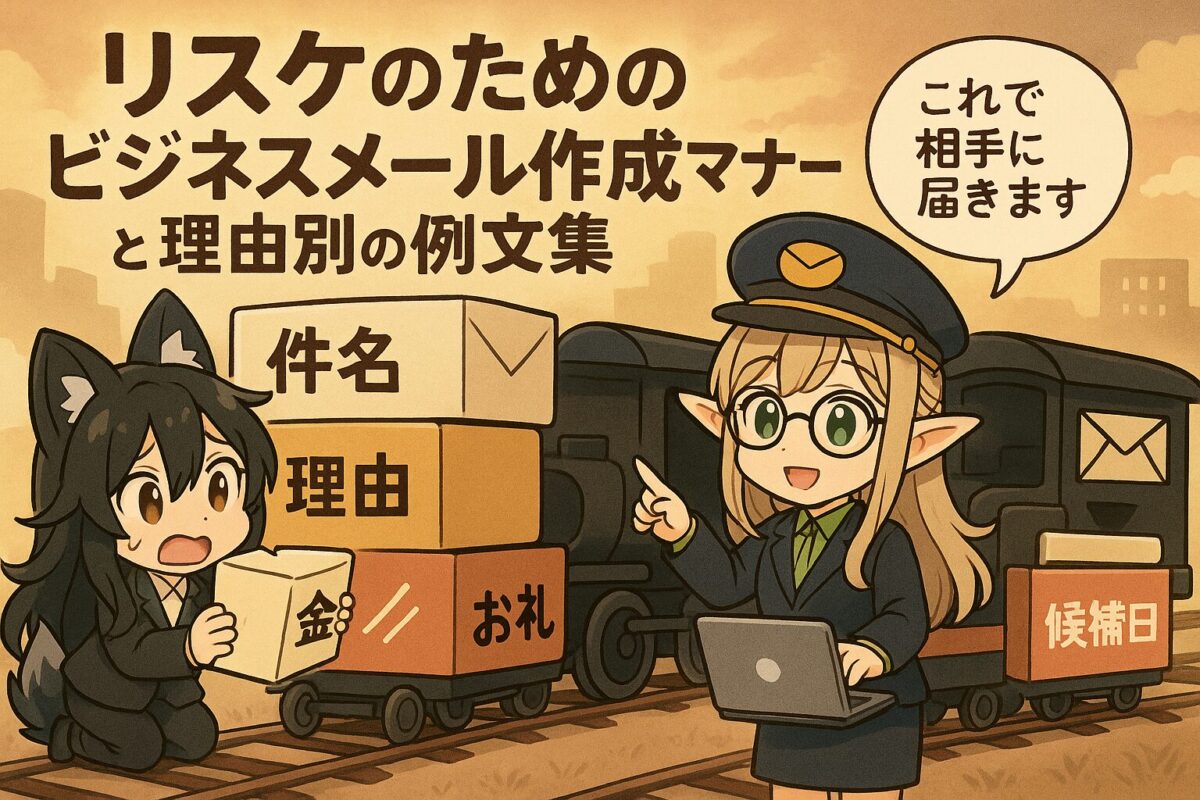 リスケのためのビジネスメール作成マナーと理由別の例文集