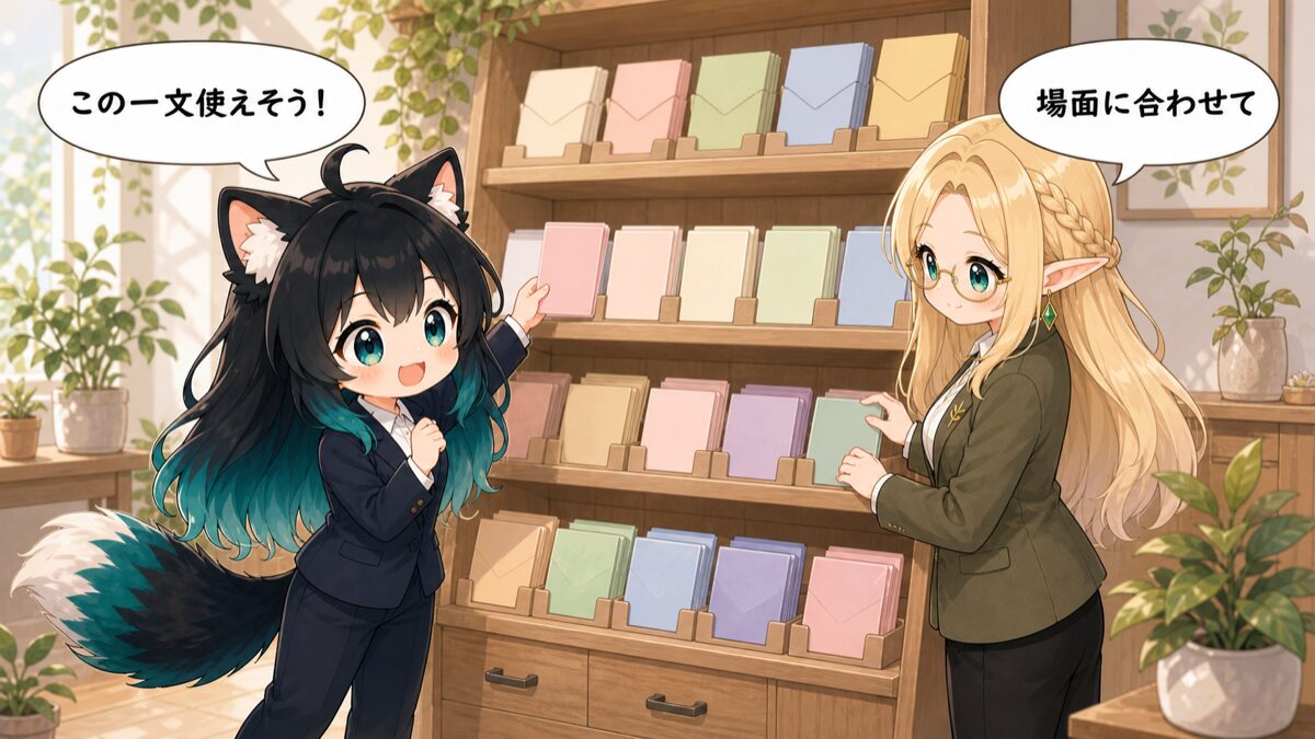 すぐ使えるお礼への返事フレーズ集のイメージ