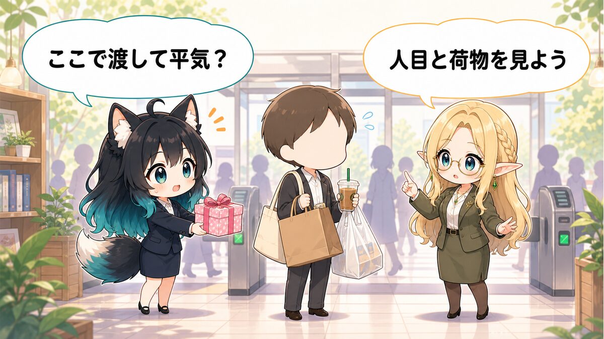 プレゼントをすぐ渡す時の注意点