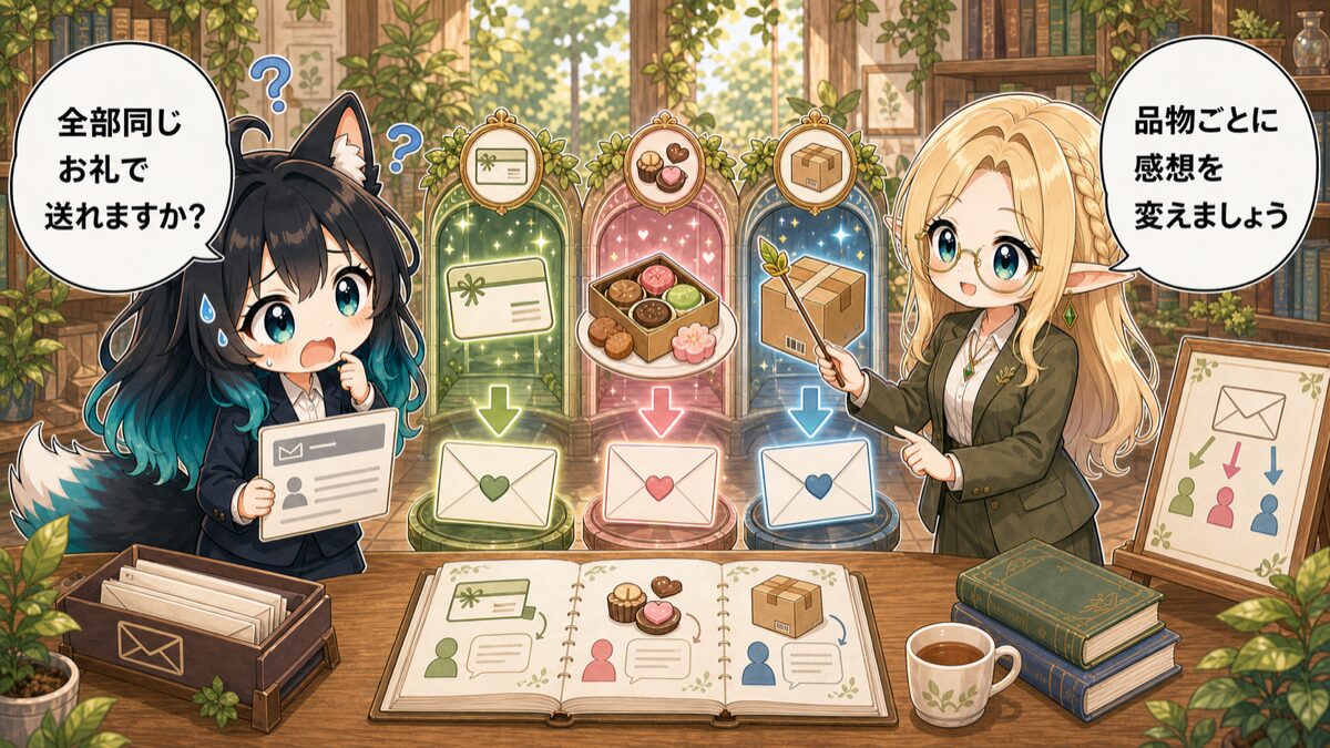 シチュエーション別のお礼メール例文