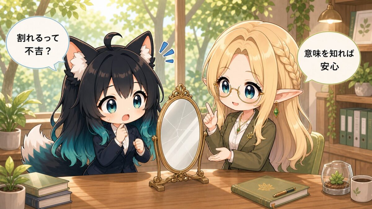 鏡が贈り物として持つネガティブな意味