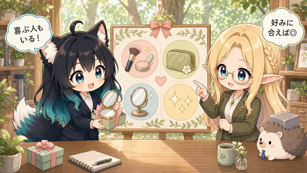 鏡をプレゼントしても喜ばれやすい人