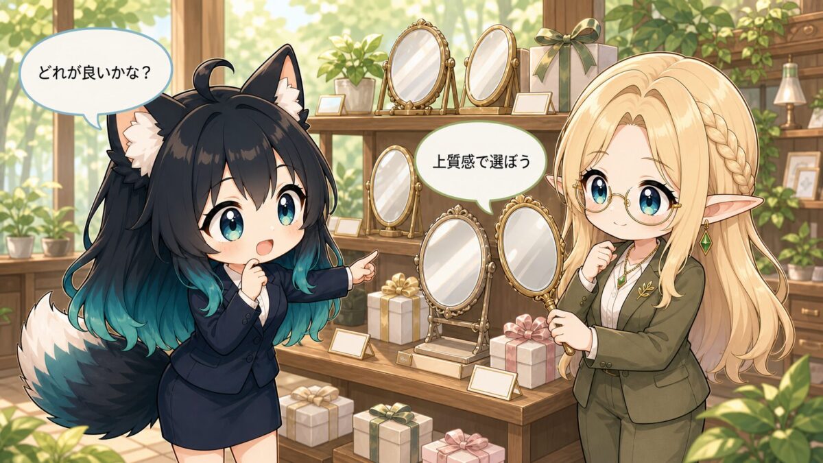 鏡をプレゼントする場合のおすすめブランド