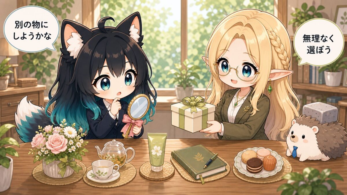 鏡を避けたいときの代替ギフト